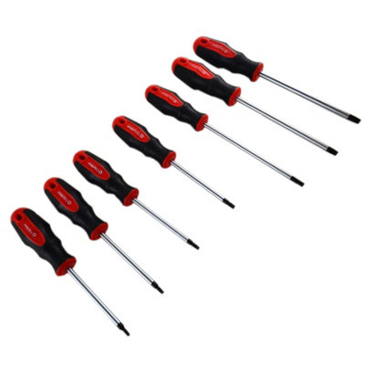 Tamper Proof Torx Security Screwdriver Bits T6 - T45 12pc Set Magnetic Tips