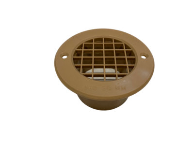 Tan Round 75mm Floor Vent 760sqmm