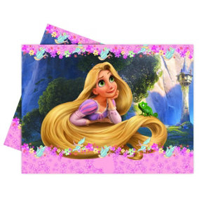 Tangled Adventure Rapunzel Birthday Tablecloth Multicoloured (One Size)