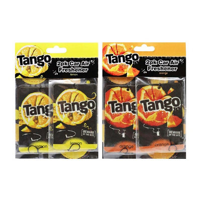 Tango Gel Car Air Freshener-Lemon / Orange 2pcs