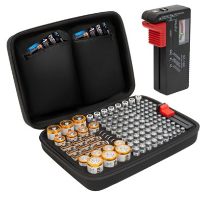 Tanness Battery Storage Organiser Bag 140 Capacity - Fireproof ...