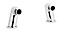 Tap Accessories Round Minimalist Inlet Legs, Pair - Chrome - Balterley