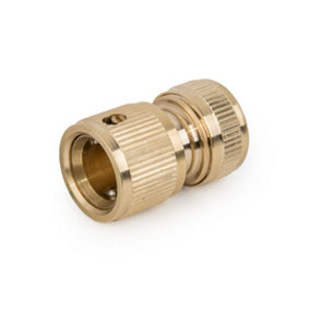 Tap Adaptor Connector Brass  Garden Water Fit Hose Pipe Tap Female Male 1/2" Quick Connector