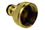 Tap Adaptor Connector Brass  Garden Water Fit Hose Pipe Tap Female Male 3/4" BSP Tap connector brass