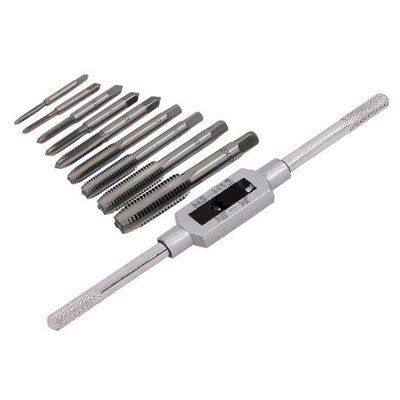 TAP SET 10PC METRIC WRENCH CUTTER RE THREADING SET M2.5-M12 CT1467