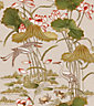 Tapestry Lotus Pond Beige/Cream Wallpaper