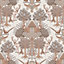Tapestry Nordic Deer Forest Beige Wallpaper