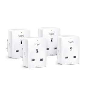 Tapo P100 Mini Smart Wi-Fi Socket, 4 pack