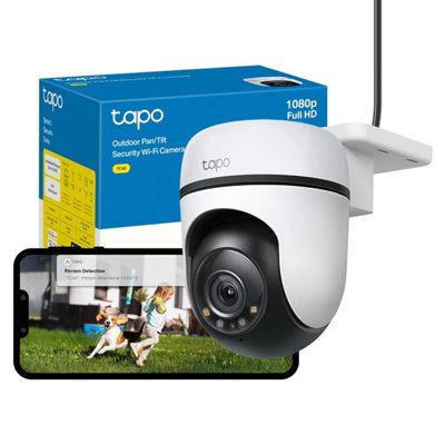 Tapo Tc 40 Pan / Tilt Smart Security Outdoor Camera, Full HD, 360 ...