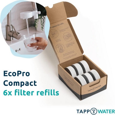 Tappwater EcoPro Compact - 6 Refills for EcoPro Compact Water Filter