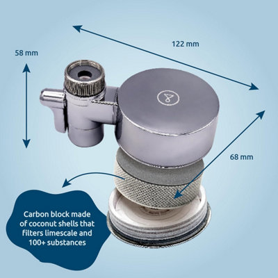 Tappwater EcoPro Compact Chrome Tap Water Filter Starter Pack
