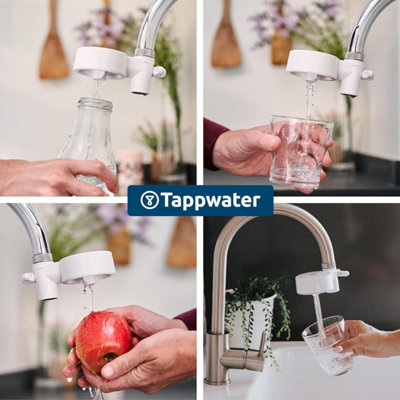 Tappwater EcoPro Compact White Tap Water Filter Starter Pack