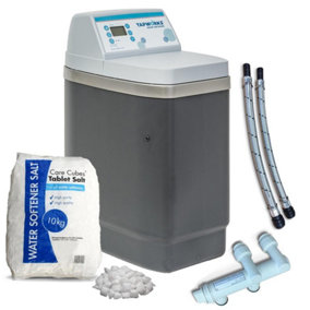 Tapworks NSC11PRO Water Softener Easyflow Metered - Full Installation Kit + Salt