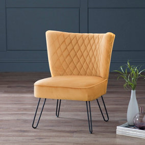 Tarnby Chair, Mustard, W64 x D64 x H81cm