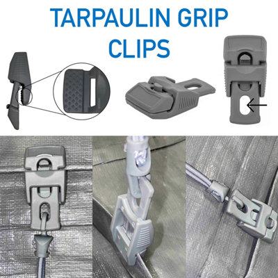 tarp tough  grippers,sheet clamp/tent awning clamps /grips pack of 10