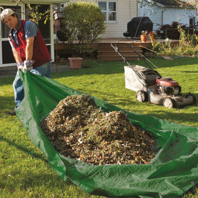 Tarpaulin 6 x 4ft 6 Eyelets Tarp Provides Elements Protection 6 x 4ft Green - 3
