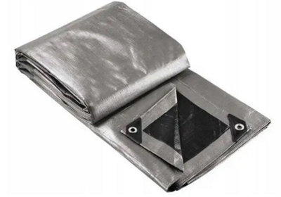 Tarpaulin Extra Heavy Duty Waterproof Cover Tarp Ground Sheet Mesh 320GSM 0.65m x 0.65m - 4