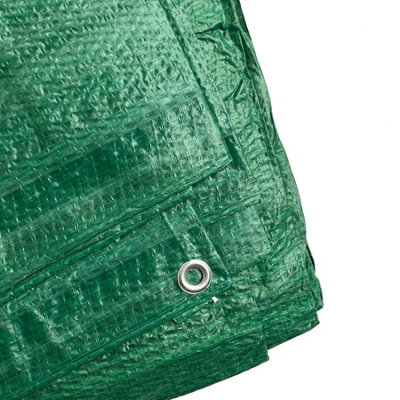 Tarpaulin Sheet Tarp Cover Ground Sheet Waterproof 5.4m x 7m 18ft x 24ft