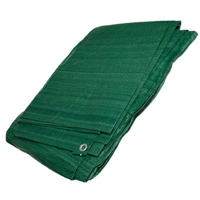 Tarpaulin Sheet Tarp Cover Ground Sheet Waterproof 5.4m x 7m 18ft x 24ft - 5