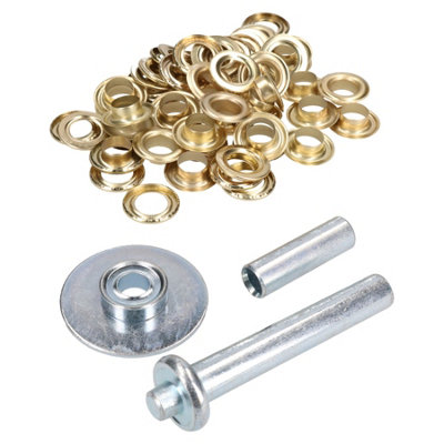 Outbound Metal Grommet Repair & Replacement Kit w/ Tools For Fabric & Tarps