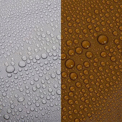 Tarpaulin Tarp Sheet Cover Heavy Duty 210GSM Waterproof Camping Brown/Silver  4m x 6m - 4