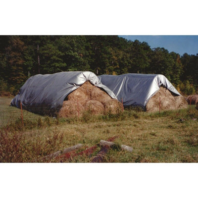 Tarpaulin Tarp Sheet Cover Heavy Duty 210GSM Waterproof Camping Brown/Silver  6m x 8m - 5