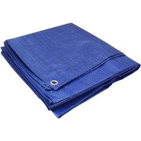 Tarpaulin Waterproof Cover Blue - 10ft x 12ft - (2027)