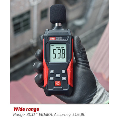 TASI Digital Sound Level Meter - 30 - 130dB Range, Smart Sensor, Ideal for Diagnostic & Audio Testing
