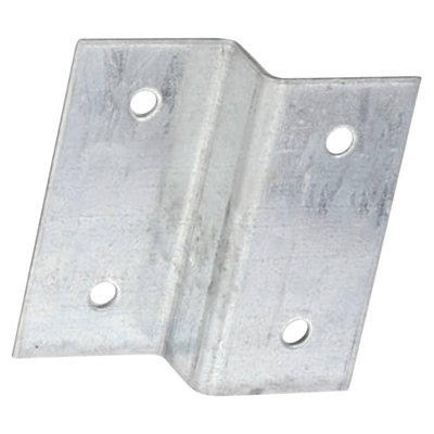 Taskar Galvanised Z Clips for Fence Panels & Trellis, 10 Pack, 60mm x ...