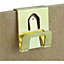 Taskar Gold Clip Over Sawtooth Frame Hanger For 2-3mm Board (20 Pack)