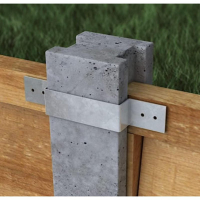 Taskar Heavy Duty Fence Panel Security Brackets 2-Pack Anti-Rattle ...