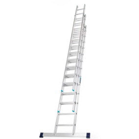 TASKMASTER Aluminium Professional Extension Ladder - 3.5m Triple