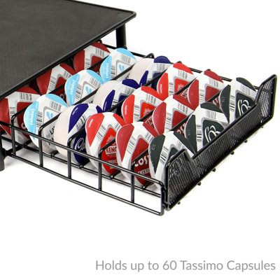 Tassimo 60 Pod Holder Drawer in Black