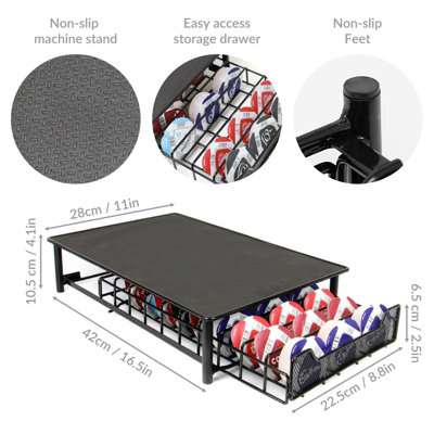 Tassimo 60 Pod Holder Drawer in Black - 4