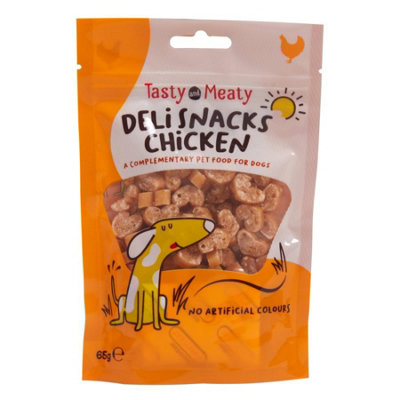 Tasty & Meaty Deli Bites Chicken 65g - Pack of 10