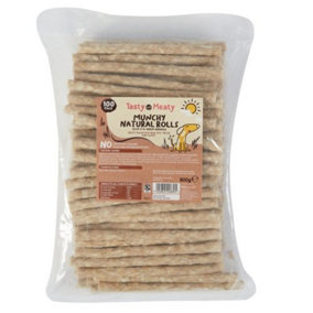 Tasty & Meaty Munchy Rolls Natural 100 Pack