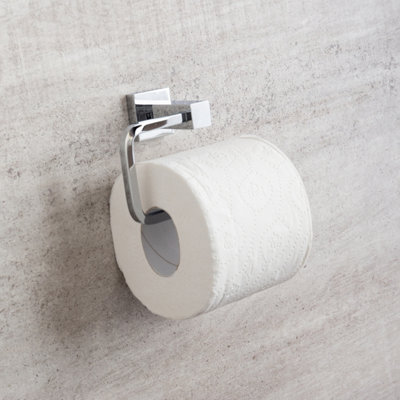 Tate Chrome Toilet Roll Holder - 3