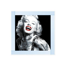 Tattooed Marilyn Monroe Glitter Liquid Wall Art
