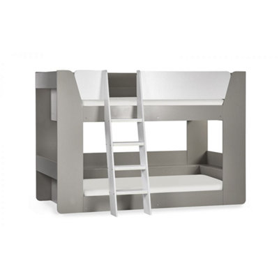Taupe and White Finish Bunk Bed 3ft (90cm)