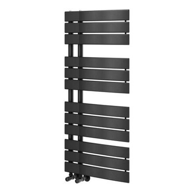 Taurus  Black Heated Towel Rail - 1080x550mm