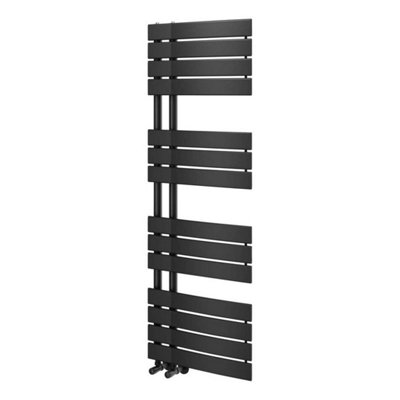 Taurus  Black Heated Towel Rail - 1400x550mm