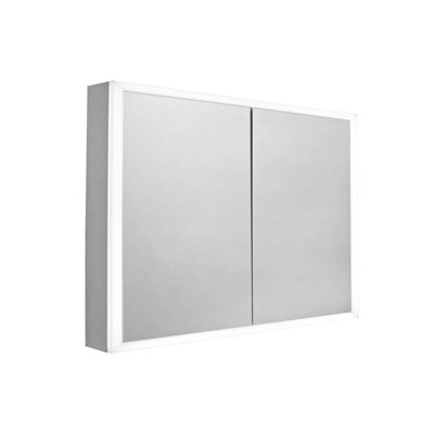 Tavistock Flex Double Door LED Illuminated Mirror Cabinet with Shaver Socket 1000 x 700mm