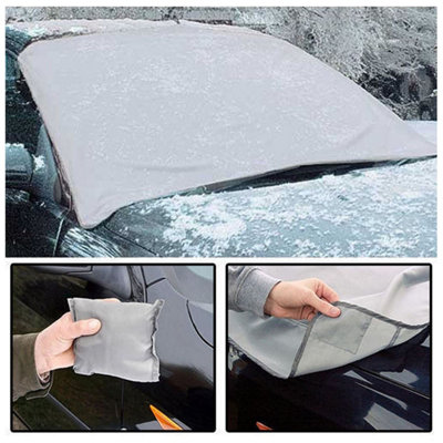 Taylor & Brown 1 Pack Magnetic Car Windscreen Cover Snow, UV, Ice Protection, Frost Guard, Sun Shade with 4 Magnets & Pouch