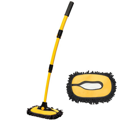 Taylor & Brown 10 Degree Curved Car Wash Mop, 53-110cm Extendable ...