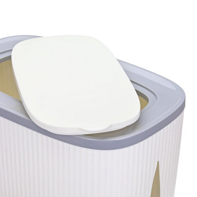 thumbnail image 2 of Sooyee 22 Lbs Rice Dispenser, Large Grain Container Storage With Lid Measuring Cylinder Moisture Proof Household Cereal Dispenser Bucket For Kitchen 2 of 14