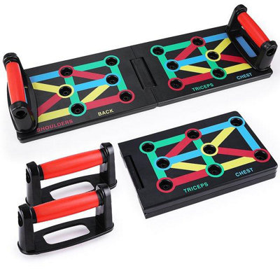 Taylor & Brown 12in1 Push Up Board, Foldable Press Up Rack, AntiSlip ...