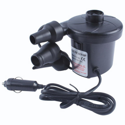 Taylor & Brown 12V Portable Electric Air Pump for Airbeds, Pools & Toys ...