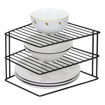 Taylor & Brown 3 Tier Corner Kitchen Rack Plate, Bowl Holder & Cupboard ...