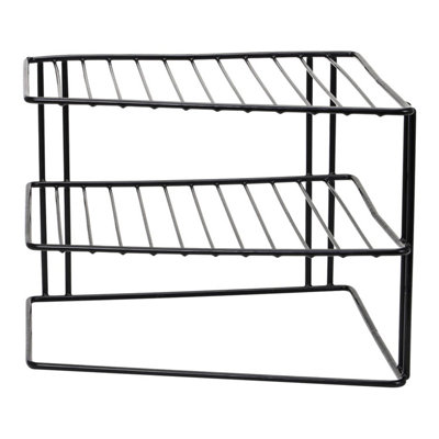 Taylor & Brown 3 Tier Corner Kitchen Rack Plate, Bowl Holder & Cupboard ...