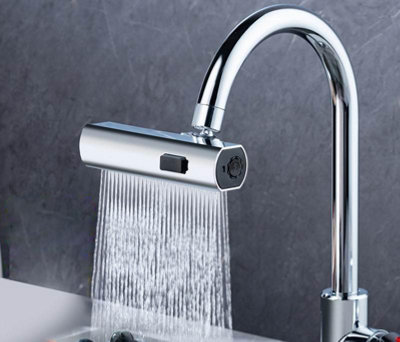 Taylor & Brown 360 Swivel Tap Aerator, 4in1 Kitchen & Bathroom Faucet Spray Head, WaterSaving, SplashProof, 1522mm